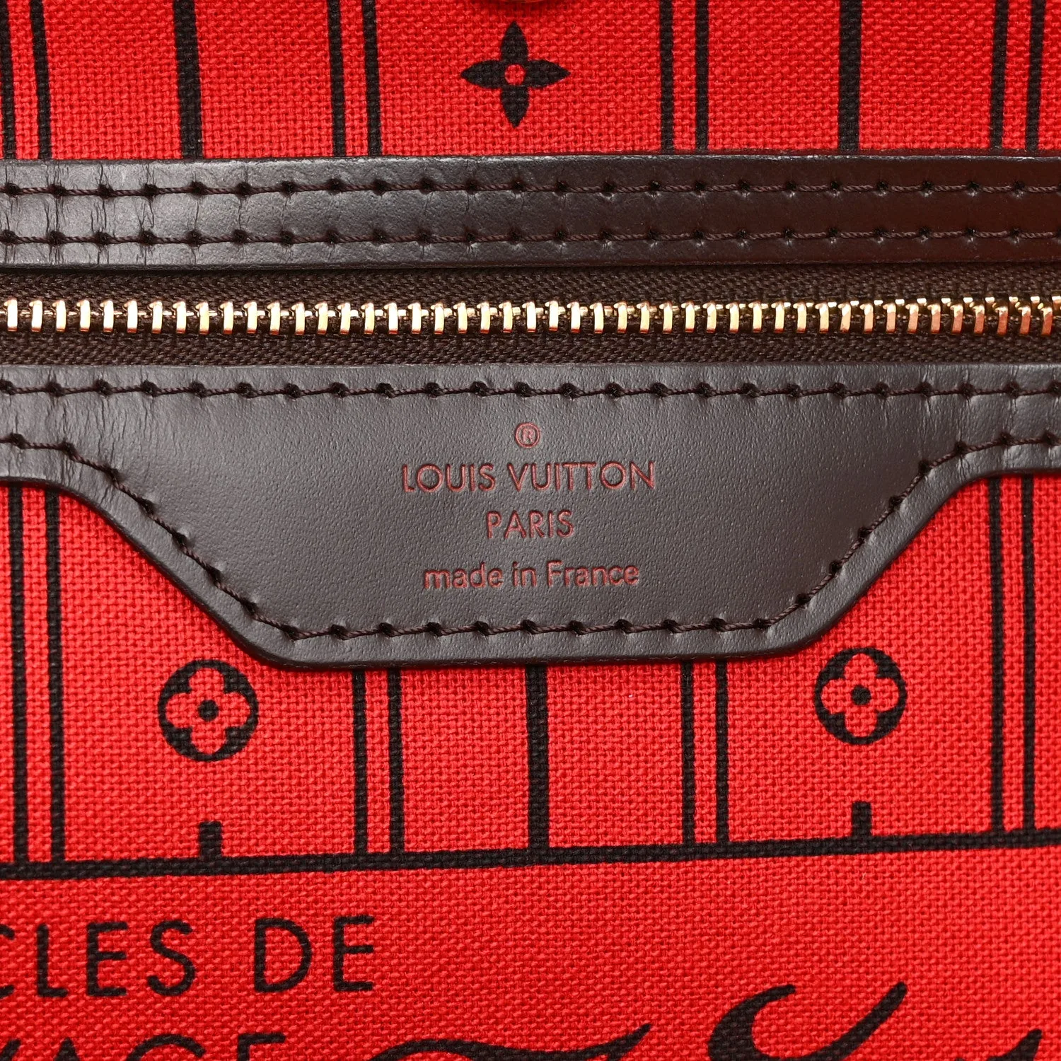 Louis Vuitton Damier Ebene Neverfull MM – Very Good 2009 – photo 6