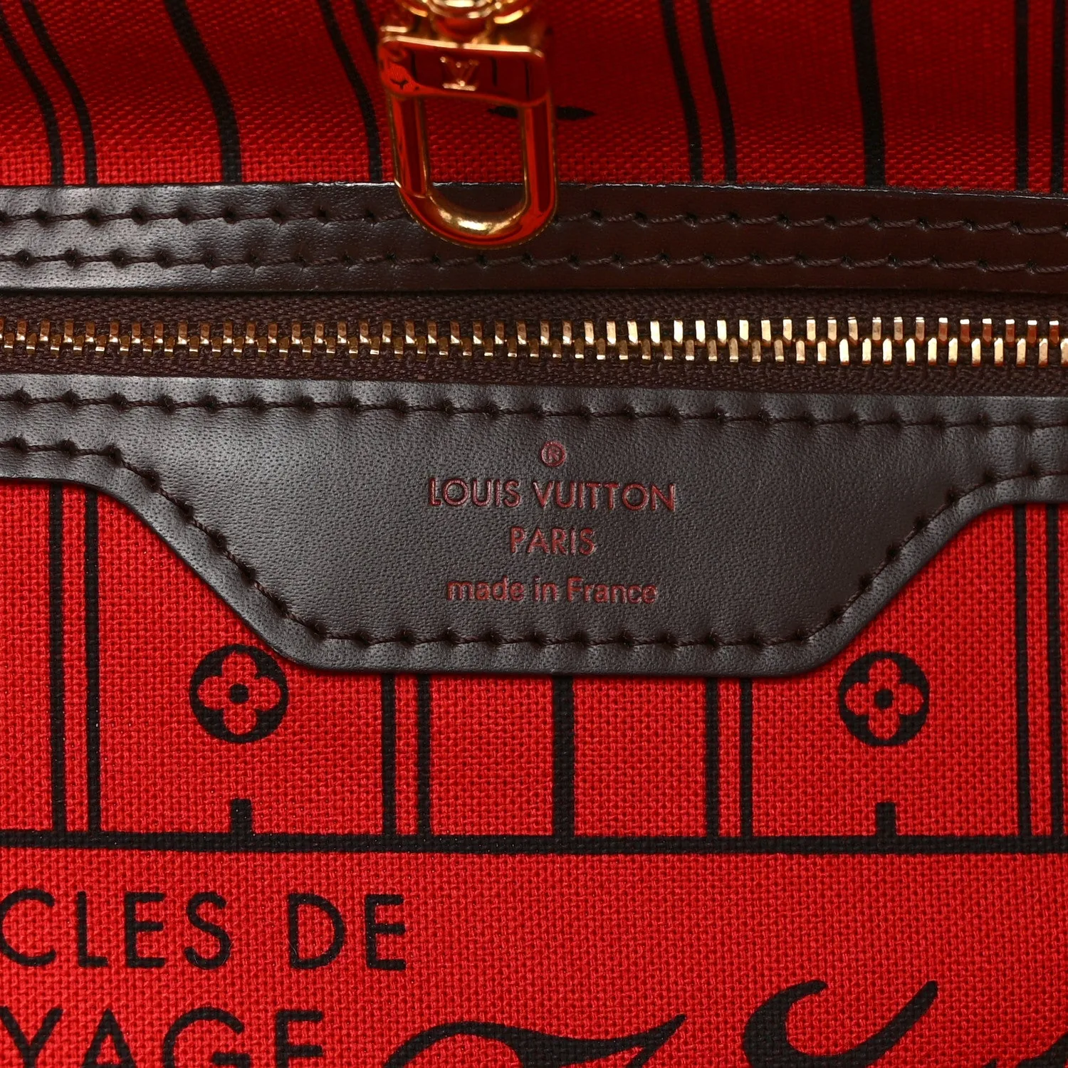 Louis Vuitton Damier Ebene Neverfull MM – Very Good 2013 – photo 6