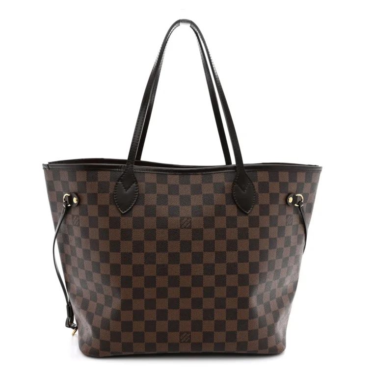 Pre-Owned Louis Vuitton Damier Ebene Neo Neverfull MM – Very Good 2014 for Sale