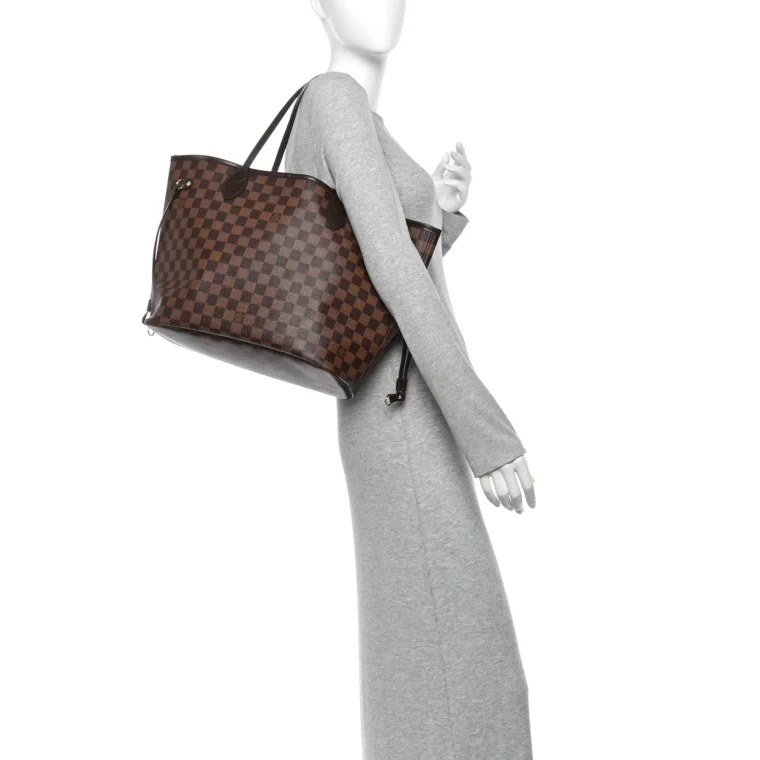 Pre-Owned Louis Vuitton Damier Ebene Neo Neverfull MM – Very Good 2014 for Sale — alternate view
