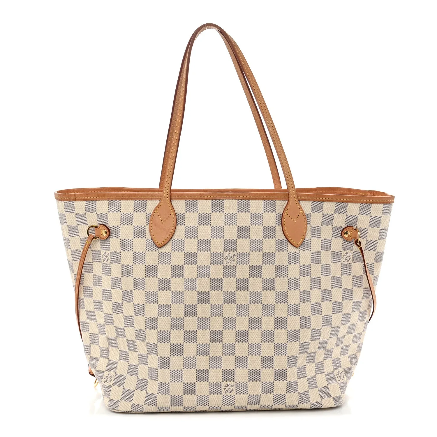 Louis Vuitton Damier Azur Neo Neverfull MM Rose Ballerine – Very Good