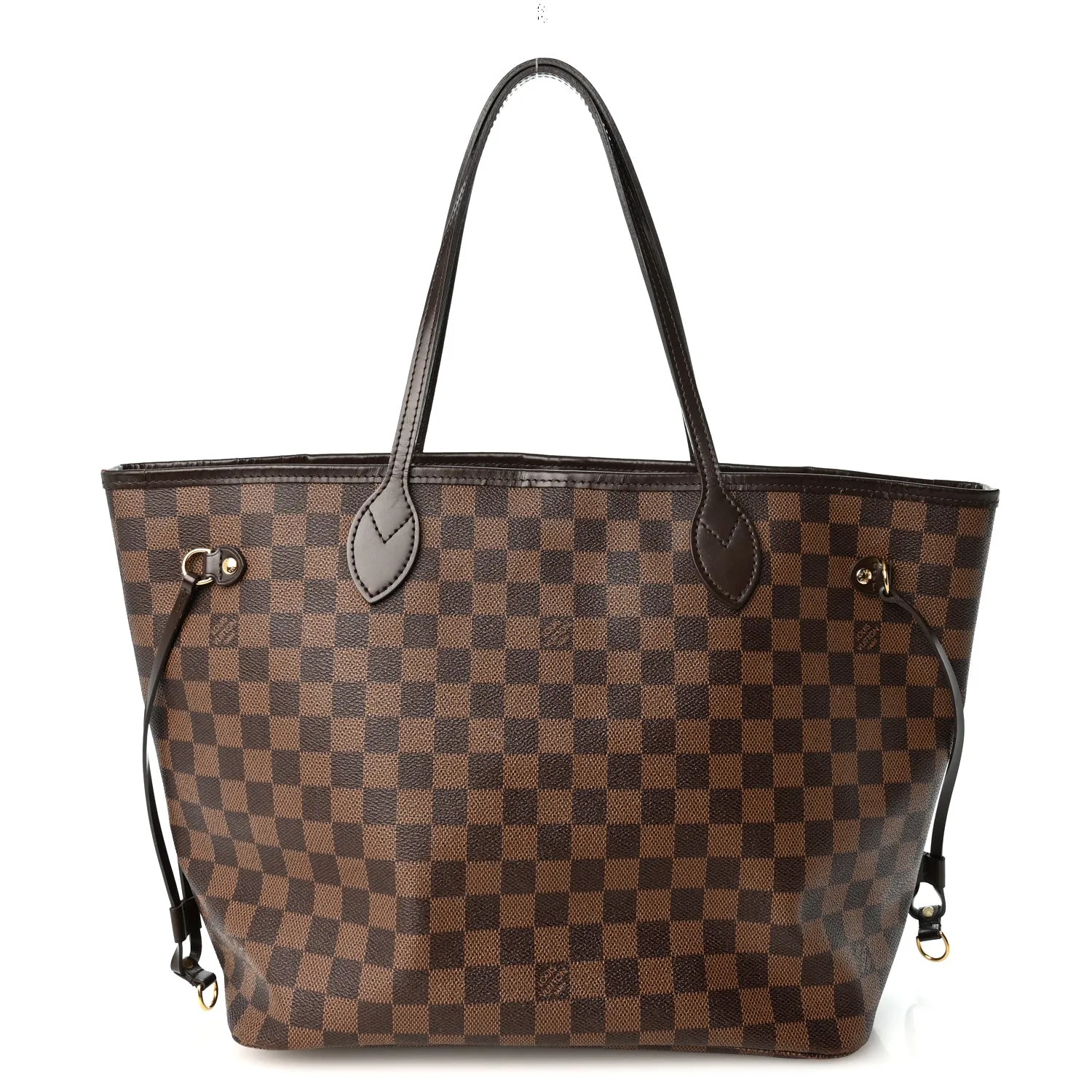 Louis Vuitton Damier Ebene Neo Neverfull MM Rose Ballerine – Very Good 2016