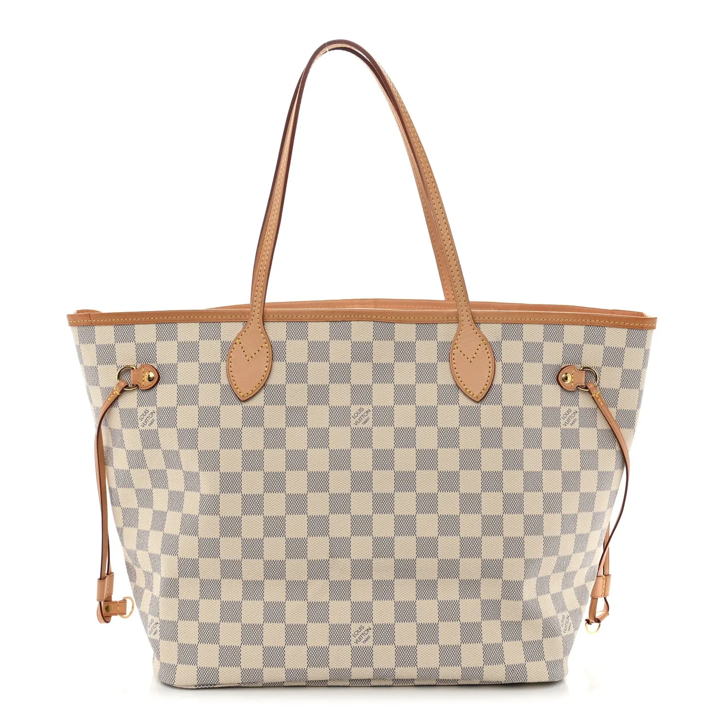 Louis Vuitton Damier Azur Neo Neverfull MM Rose Ballerine – Excellent 2018