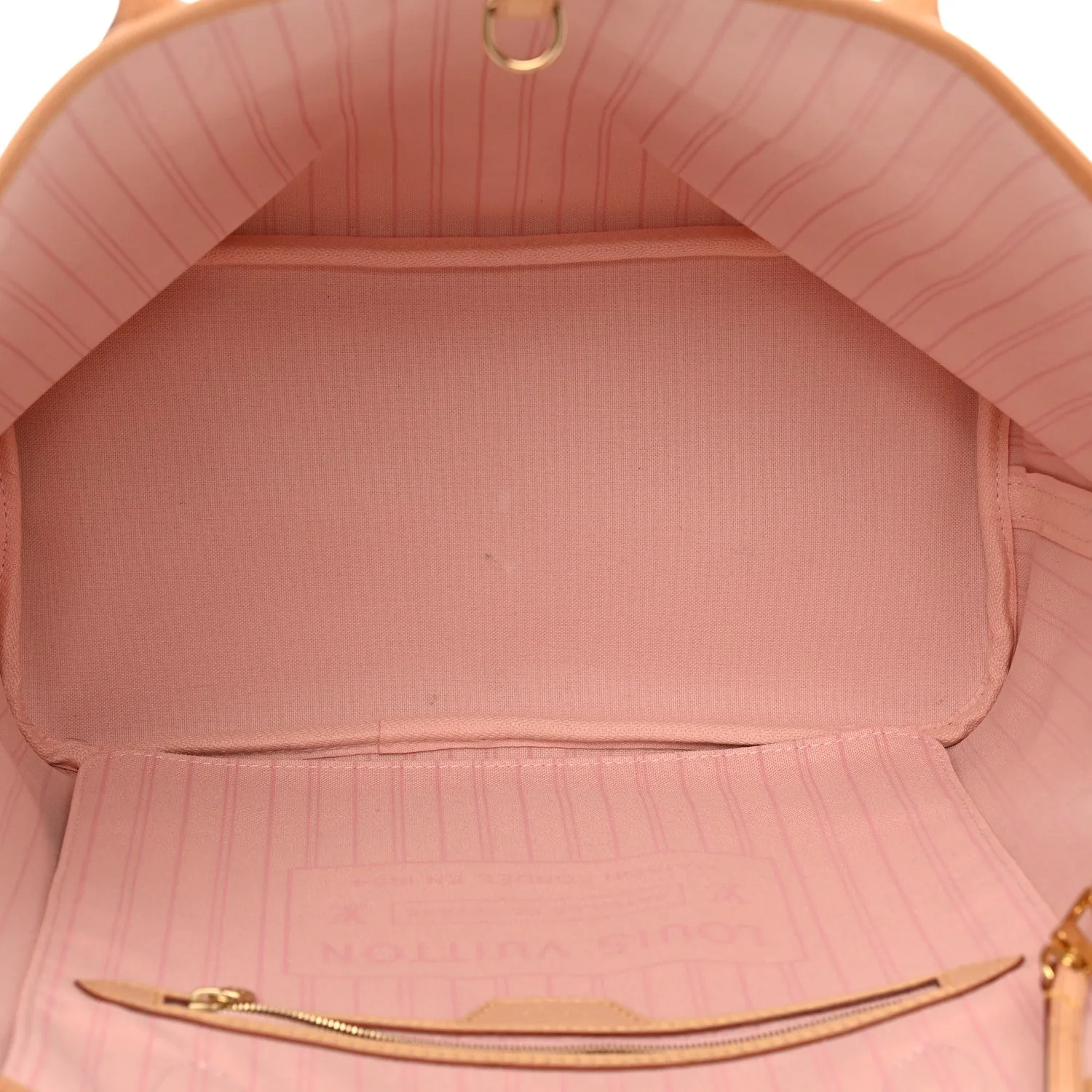Louis Vuitton Damier Azur Neo Neverfull MM Rose Ballerine – Excellent 2018 – photo 6