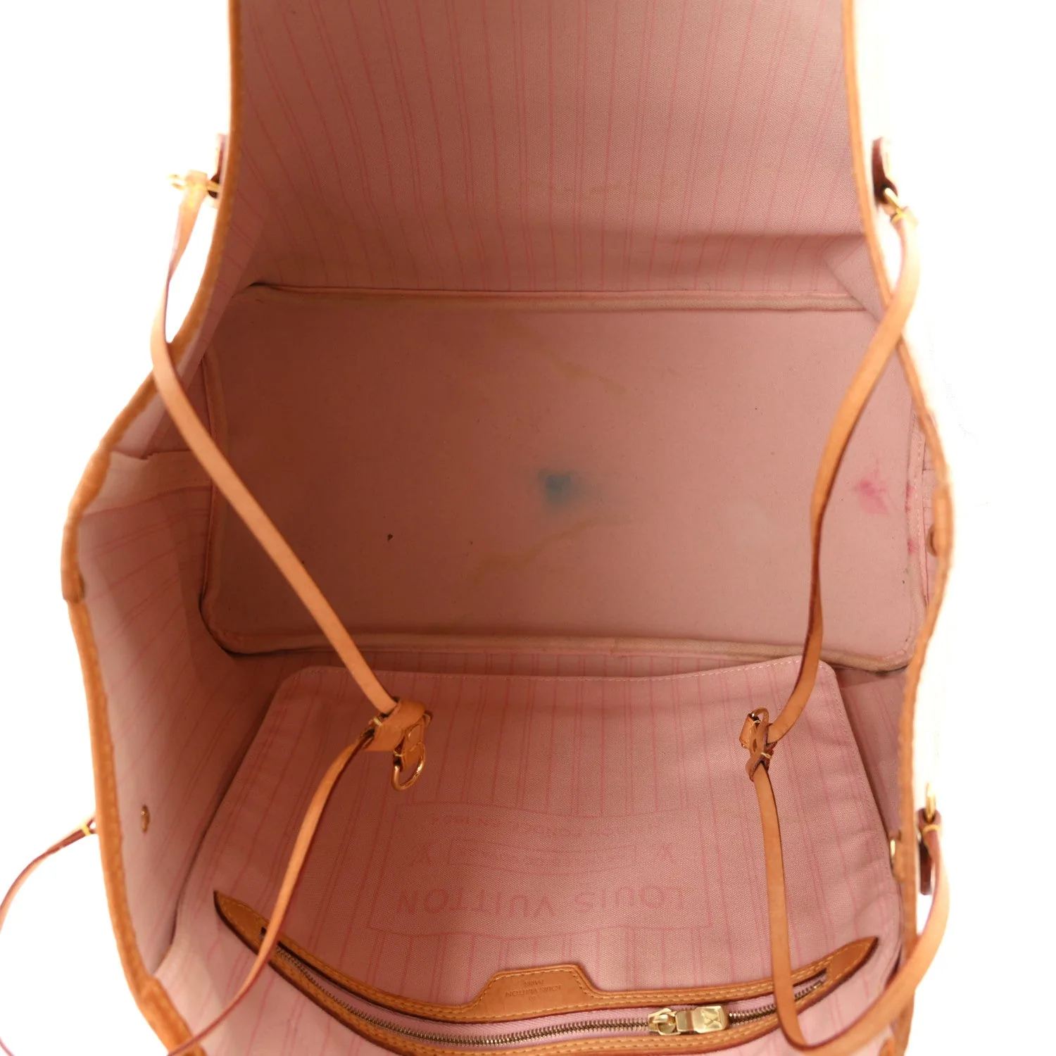 Louis Vuitton Damier Azur Neo Neverfull GM Rose Ballerine – Very Good 2017 – photo 5
