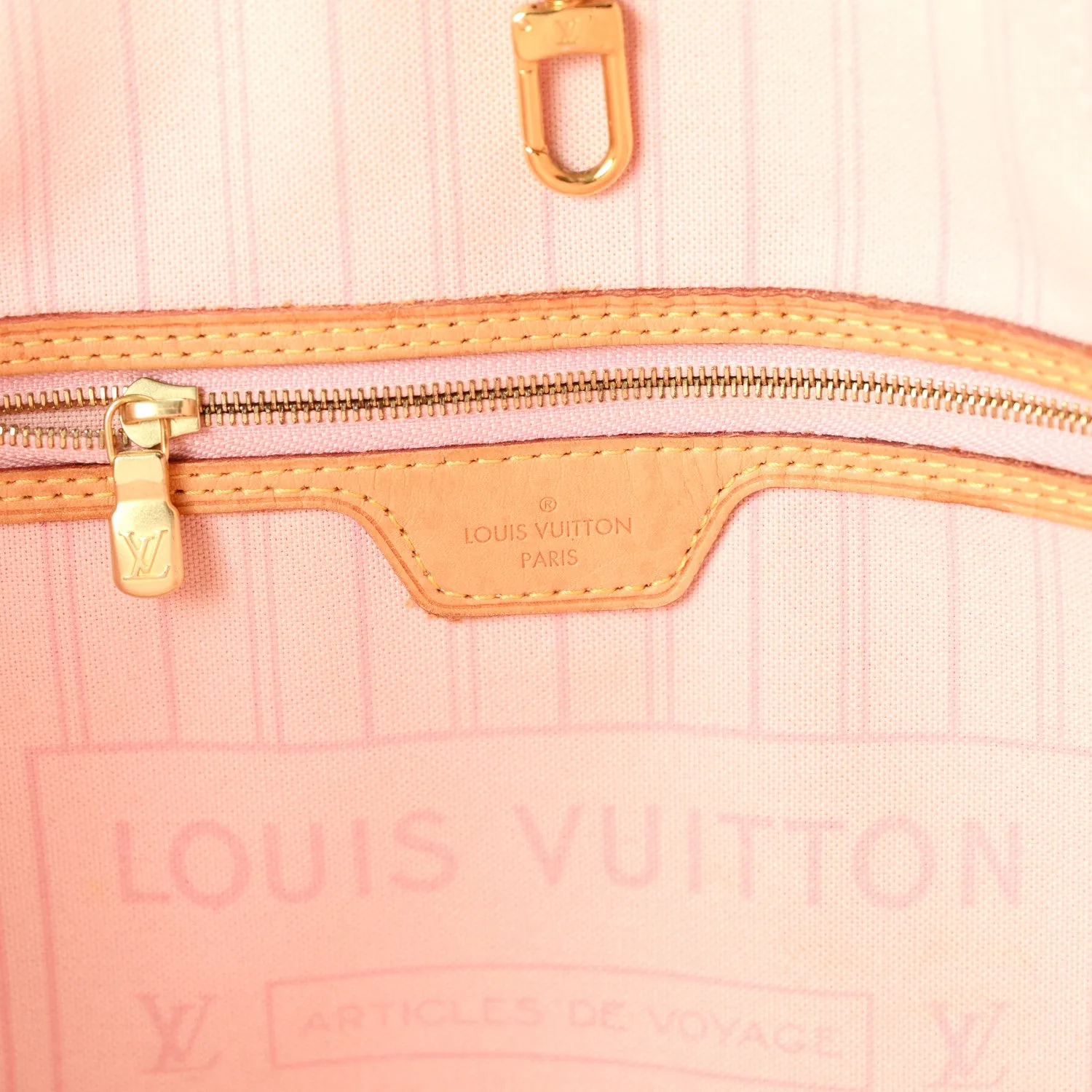 Louis Vuitton Damier Azur Neo Neverfull GM Rose Ballerine – Very Good 2017 – photo 6