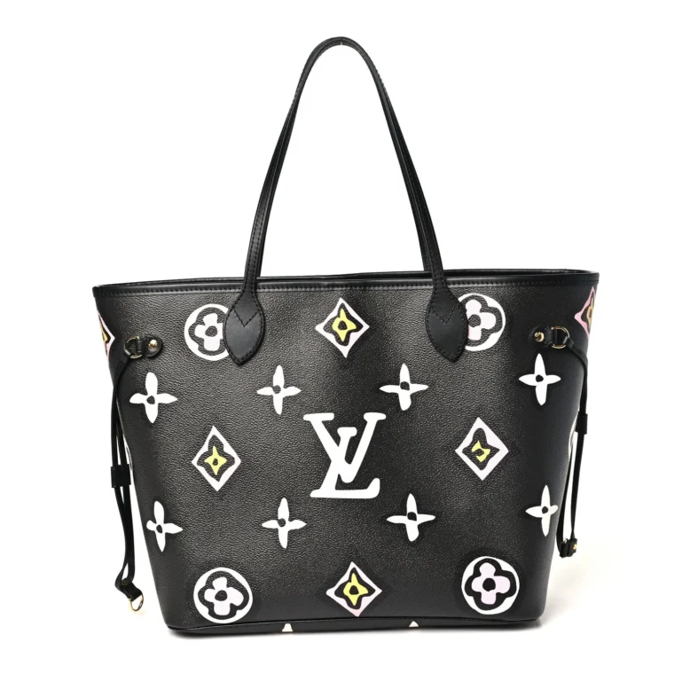 Louis Vuitton Monogram Giant Wild at Heart Neverfull MM Black for Sale