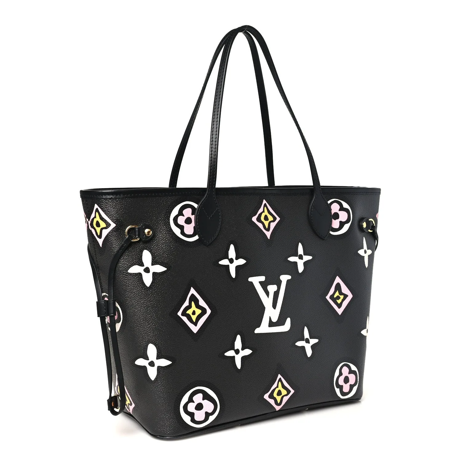 Louis Vuitton Monogram Giant Wild at Heart Neverfull MM Black – photo 4
