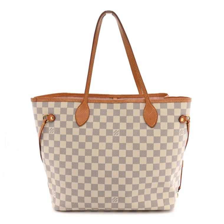 Louis Vuitton Damier Azur Neo Neverfull MM Rose Ballerine – Very Good – Buy Now