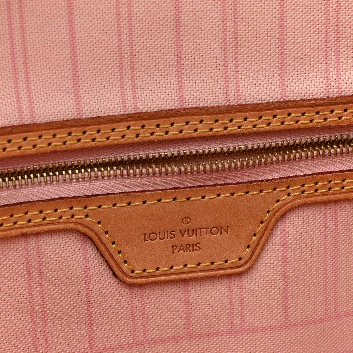 Louis Vuitton Damier Azur Neo Neverfull MM Rose Ballerine – Very Good – photo 6