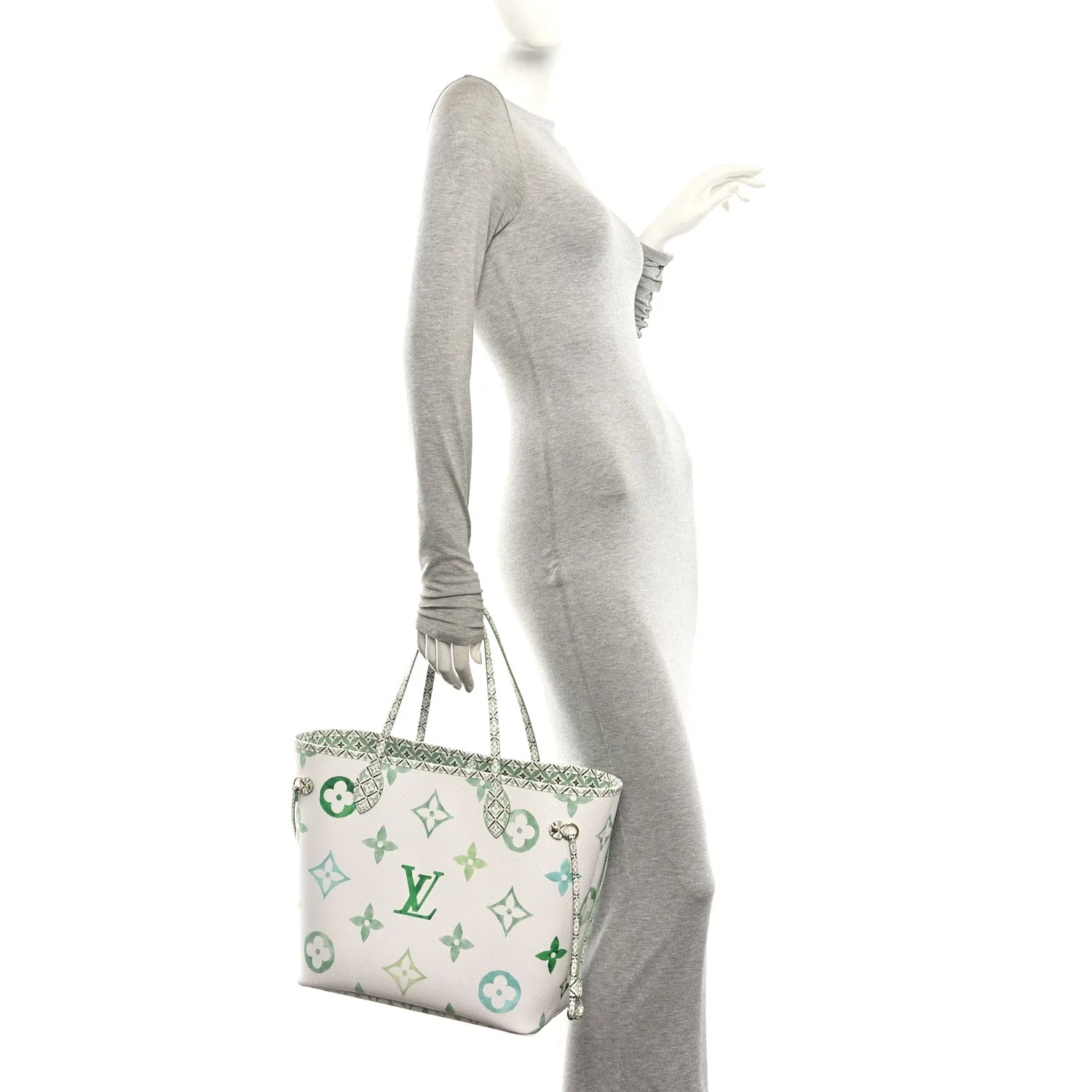 Louis Vuitton Monogram Giant By The Pool 2.0 Neverfull MM Jade – photo 2