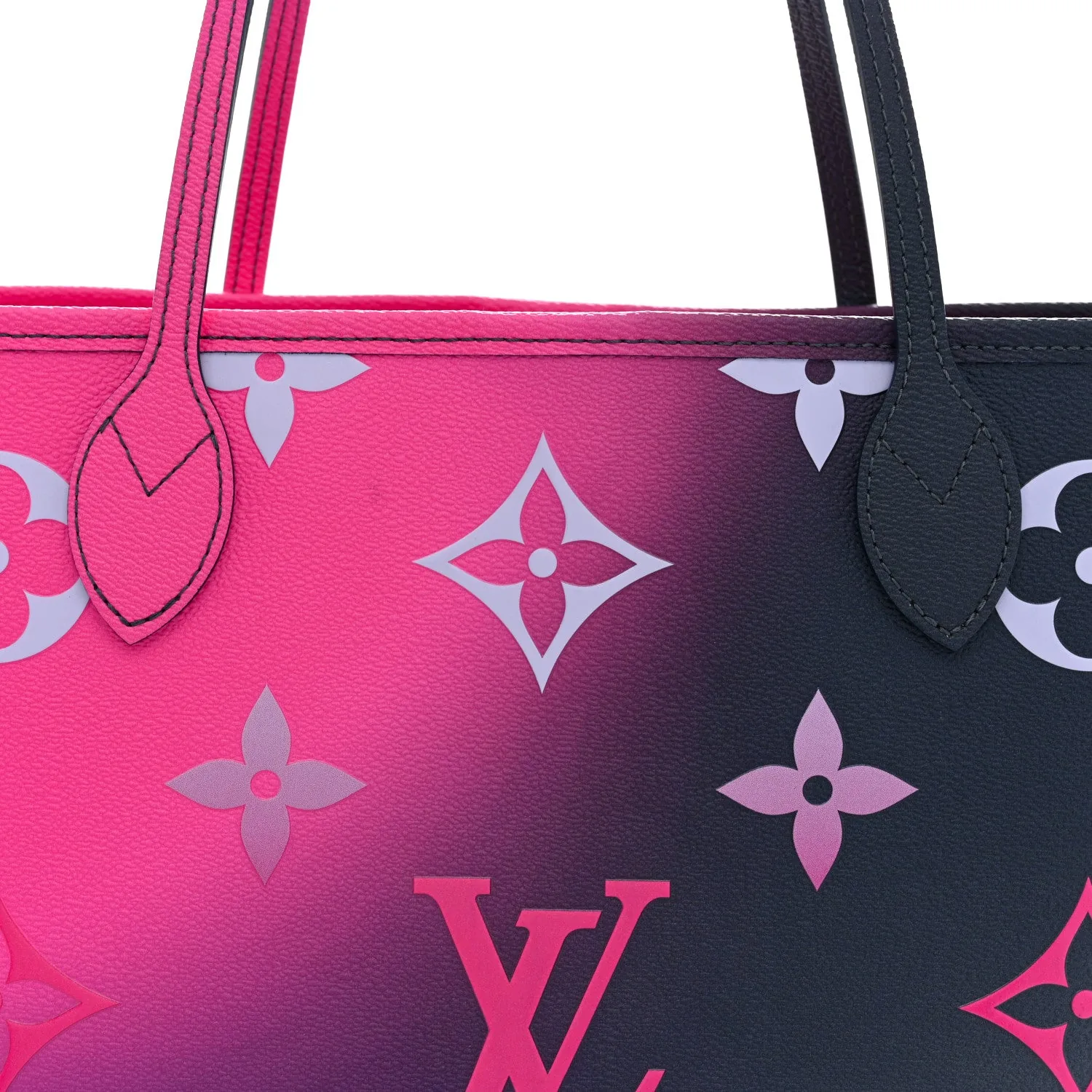 Louis Vuitton Monogram Giant Spring In The City Neverfull MM Midnight Fuchsia – photo 8