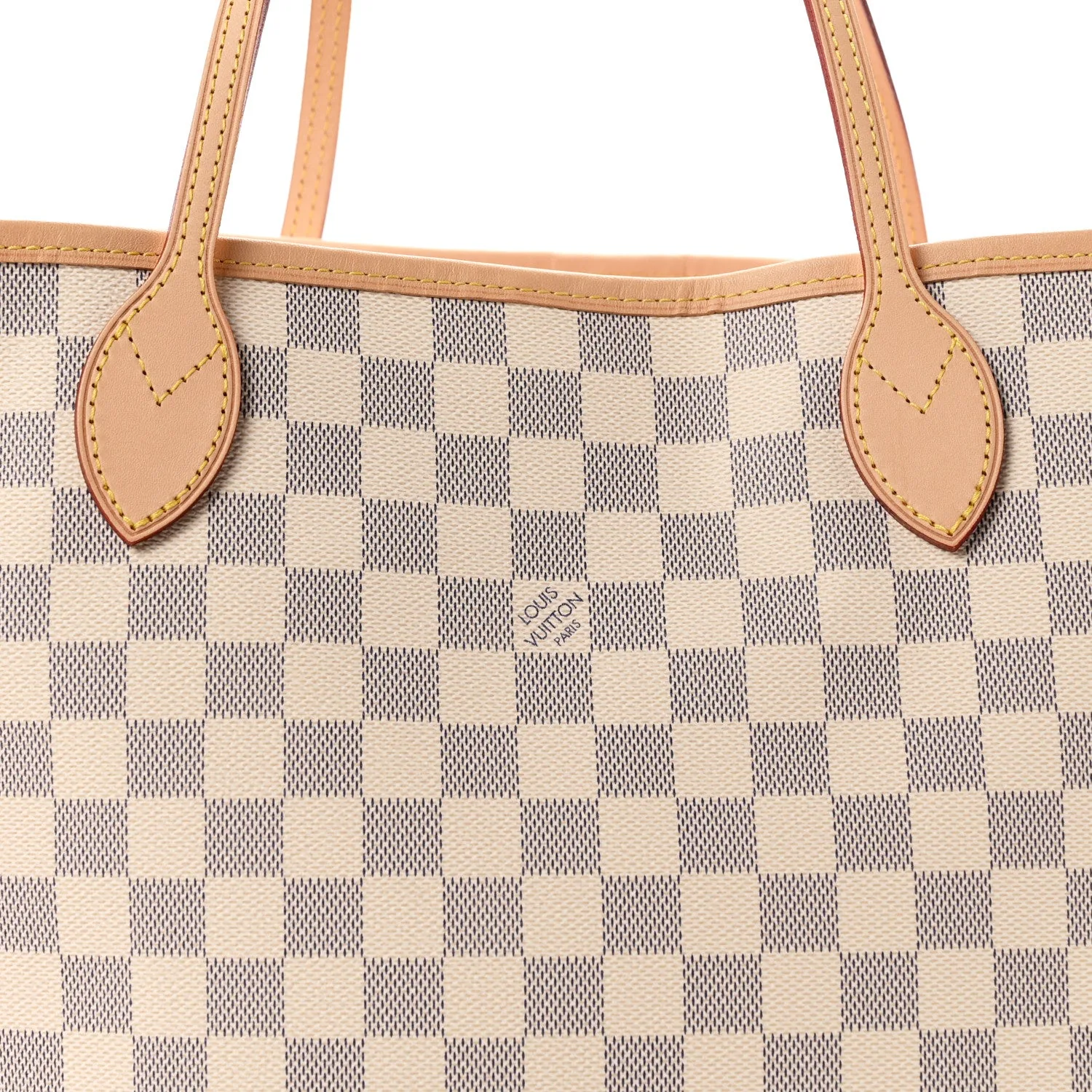 Louis Vuitton Damier Azur Neo Neverfull MM Rose Ballerine – Excellent – photo 7