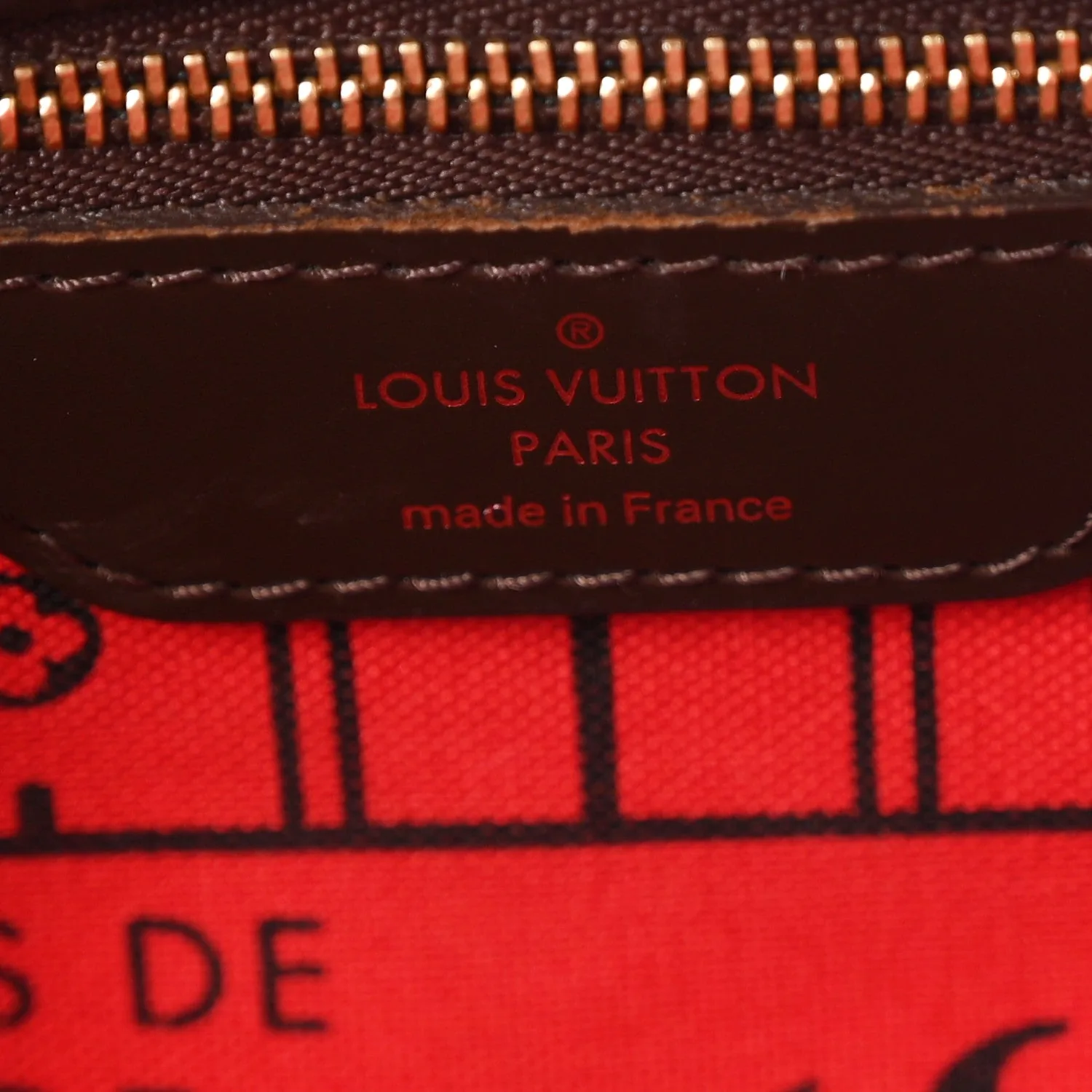 Louis Vuitton Damier Ebene Neverfull MM – Very Good 2012 – photo 5