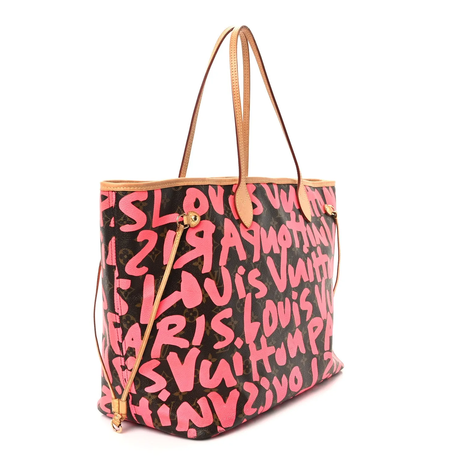 Louis Vuitton Monogram Graffiti Neverfull GM Fuchsia – photo 2