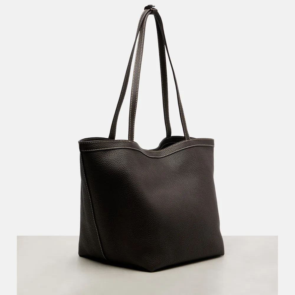 The Row Park Large Dark Brown/Ecru view 4